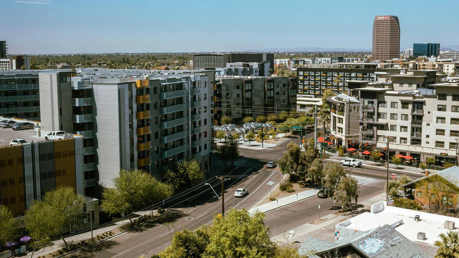 Mixed-use development in midtown Phoenix