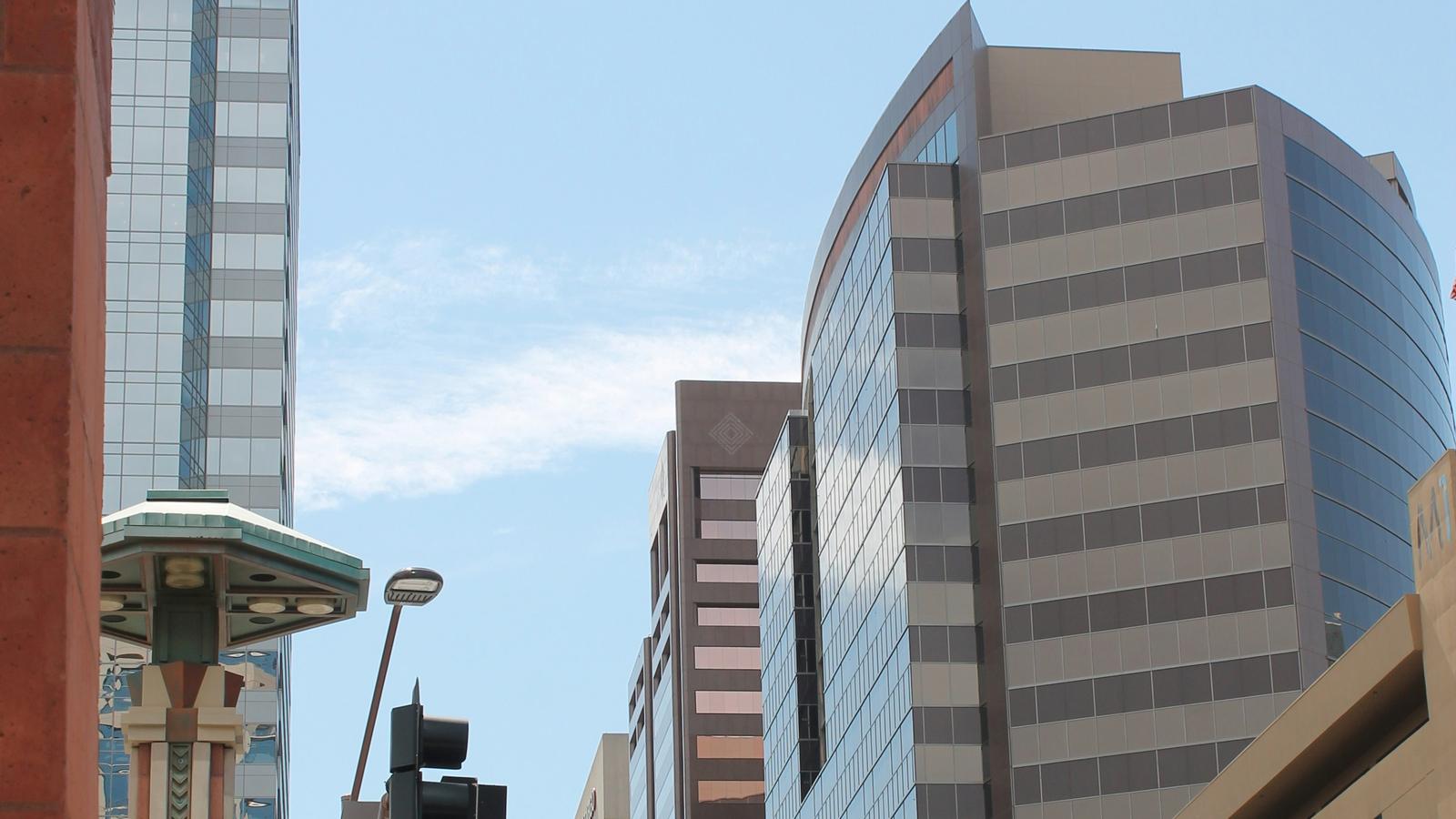 Office towers in downtown Phoenix